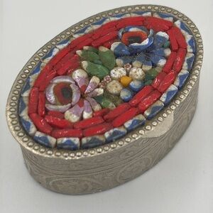 Italy Mosaic Trinket Box
